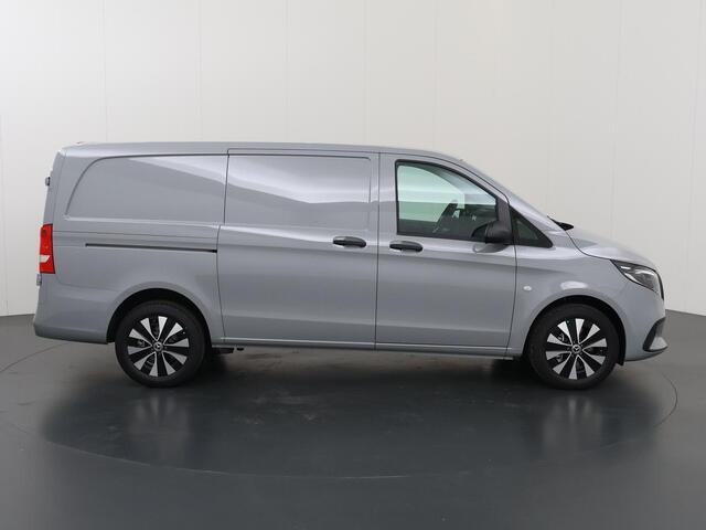 Mercedes-Benz VITO 116 CDI Aut. | Lang L2 | Select | MODEL 2025 | Cruise Control | Parkeercamera | Navigatie | Dodehoekassistent | Lane-Assist | 3-zits | Achterdeuren | Alpine Grijs
