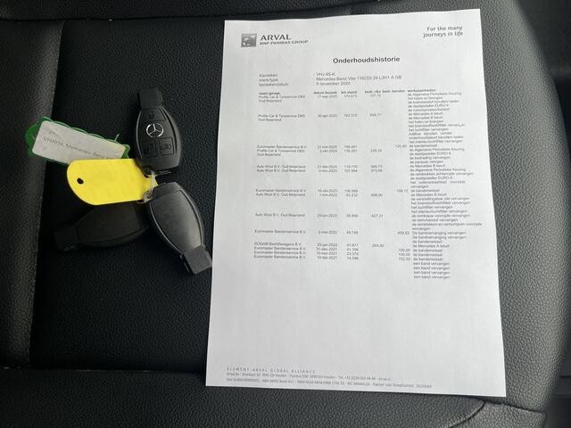 Mercedes-Benz VITO 116 CDI 164pk E6 Extra Lang Lease ¤381 p/m, Leder, Led, Airco, Navi+Camera, PDC V+A, 19 inch LMV, Onderhoudshistorie aanwezig