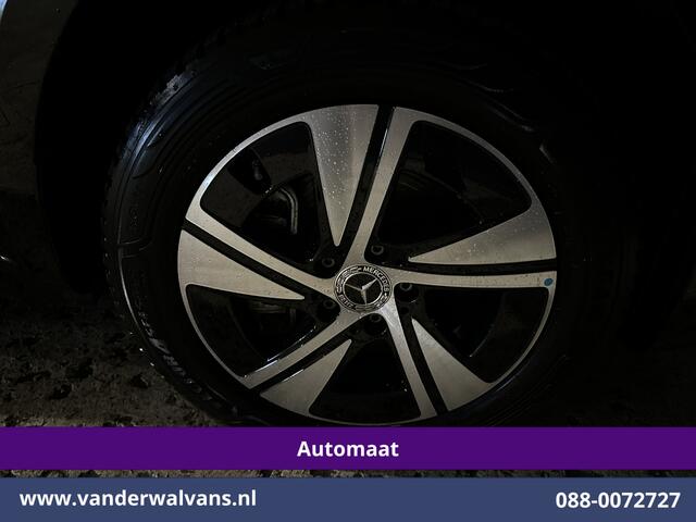 Mercedes-Benz VITO 116 CDI 164pk 9G-Tronic Automaat L2H1 Dubbele Cabine Fabrieksgarantie Euro6 Airco | 2x zijdeur | 5-Zits | 360 graden Camera | Navigatie LED, LM velgen, 2500kg Trekhaak, Adaptieve Cruisecontrol, Parkeersensoren, Isofix, MBUX