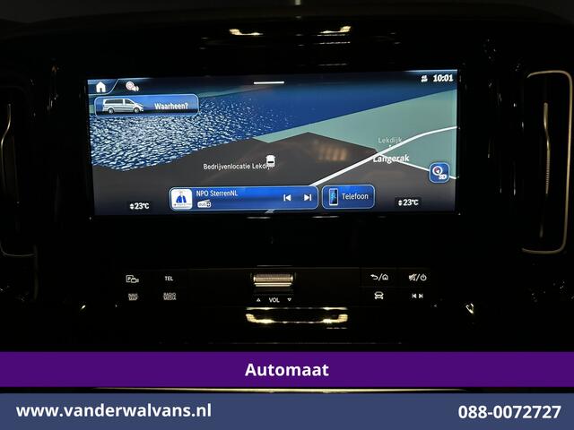 Mercedes-Benz VITO 116 CDI 164pk 9G-Tronic Automaat L2H1 Dubbele Cabine Fabrieksgarantie Euro6 Airco | 2x zijdeur | 5-Zits | 360 graden Camera | Navigatie LED, LM velgen, 2500kg Trekhaak, Adaptieve Cruisecontrol, Parkeersensoren, Isofix, MBUX