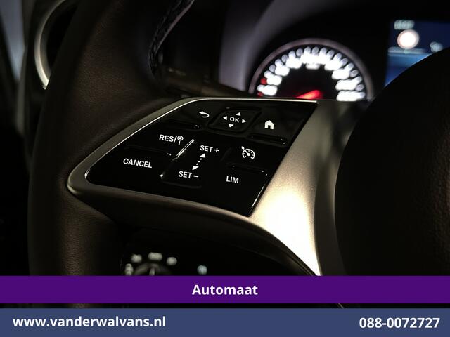 Mercedes-Benz VITO 116 CDI 164pk 9G-Tronic Automaat L2H1 Dubbele Cabine Fabrieksgarantie Euro6 Airco | 2x zijdeur | 5-Zits | 360 graden Camera | Navigatie LED, LM velgen, 2500kg Trekhaak, Adaptieve Cruisecontrol, Parkeersensoren, Isofix, MBUX