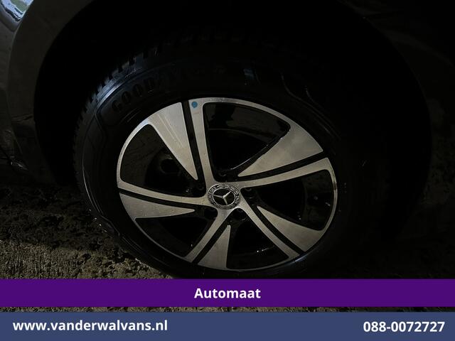 Mercedes-Benz VITO 116 CDI 164pk 9G-Tronic Automaat L2H1 Dubbele Cabine Fabrieksgarantie Euro6 Airco | 2x zijdeur | 5-Zits | 360 graden Camera | Navigatie LED, LM velgen, 2500kg Trekhaak, Adaptieve Cruisecontrol, Parkeersensoren, Isofix, MBUX