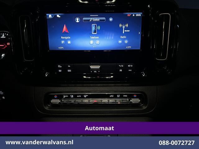 Mercedes-Benz VITO 116 CDI 164pk 9G-Tronic Automaat L2H1 Dubbele Cabine Fabrieksgarantie Euro6 Airco | 2x zijdeur | 5-Zits | 360 graden Camera | Navigatie LED, LM velgen, 2500kg Trekhaak, Adaptieve Cruisecontrol, Parkeersensoren, Isofix, MBUX