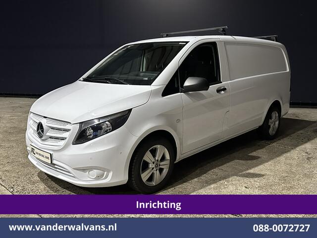 Mercedes-Benz VITO 114 CDI 136pk L2H1 Inrichting Euro6 Airco | Camera | LM velgen | Cruisecontrol | Trekhaak | Stoelverwarming Dakdragers, Parkeersensoren, Bijrijdersbank, Achterklep