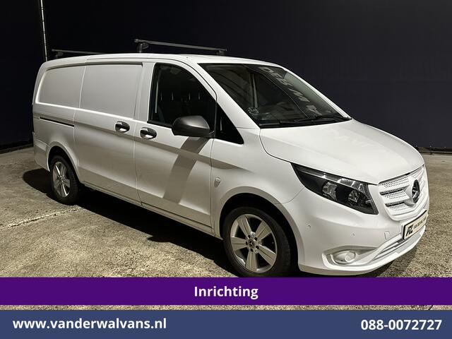Mercedes-Benz VITO 114 CDI 136pk L2H1 Inrichting Euro6 Airco | Camera | LM velgen | Cruisecontrol | Trekhaak | Stoelverwarming Dakdragers, Parkeersensoren, Bijrijdersbank, Achterklep