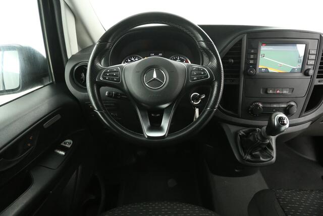 Mercedes-Benz VITO 116 CDI Lang | Airco | Camera | Cruise | Carplay | Stoelverw. | 3-Zits | Navi | Parkeersens.