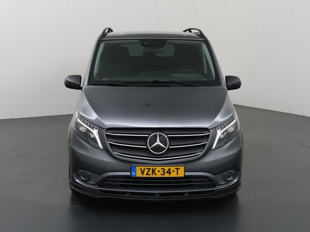 Mercedes-Benz VITO 119 CDI | L3 XL | DUBBEL CABINE | 190 PK | AUT. | EDITION | SPOILERPAKKET | LED | NAVIGATIE | CLIMATE CONTROL | CAMERA | PARKEERSENSOREN | BETIMMERDE LAADRUIMTE | TREKHAAK | METALLIC | CARPLAY / ANDROID AUTO | 17" LICHTMETALEN WIELEN