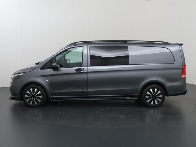 Mercedes-Benz VITO 119 CDI | L3 XL | DUBBEL CABINE | 190 PK | AUT. | EDITION | SPOILERPAKKET | LED | NAVIGATIE | CLIMATE CONTROL | CAMERA | PARKEERSENSOREN | BETIMMERDE LAADRUIMTE | TREKHAAK | METALLIC | CARPLAY / ANDROID AUTO | 17" LICHTMETALEN WIELEN