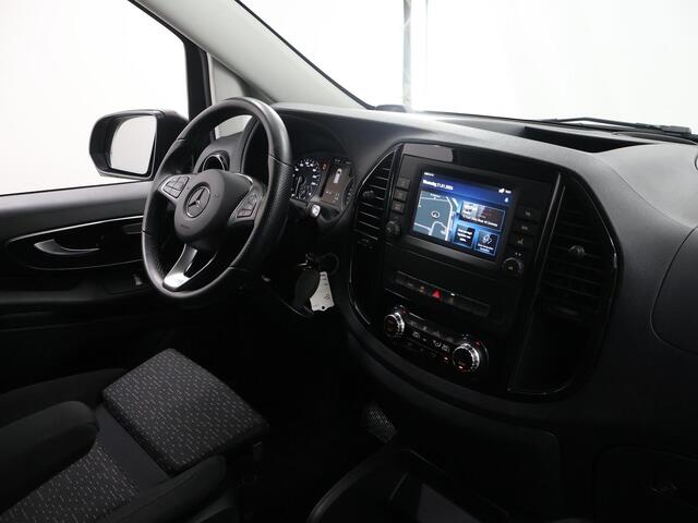 Mercedes-Benz VITO 119 CDI | L3 XL | DUBBEL CABINE | 190 PK | AUT. | EDITION | SPOILERPAKKET | LED | NAVIGATIE | CLIMATE CONTROL | CAMERA | PARKEERSENSOREN | BETIMMERDE LAADRUIMTE | TREKHAAK | METALLIC | CARPLAY / ANDROID AUTO | 17" LICHTMETALEN WIELEN