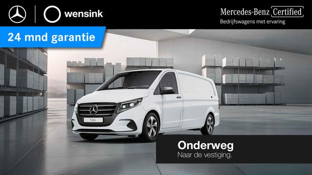 Mercedes-Benz VITO 116 CDI | L3 XL | SELECT | AUTOMAAT | NAVIGATIE | CAMERA | MULTI-BEAM LED | ACHTERDEUREN | STOELVERWARMING | KUNST LEDER | TREKHAAK | LICHT METALEN WIELEN | 270 DEUREN