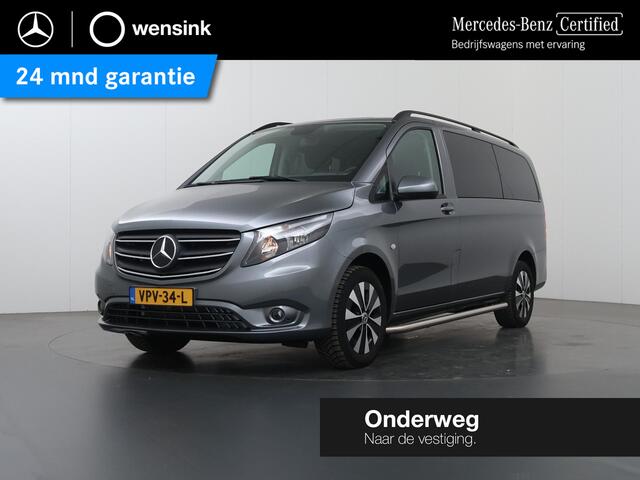 Mercedes-Benz VITO 110 CDI | L2 Lang | Dubbele Cabine | Navigatie | Airco | Cruise Control | Bluetooth | 5-zits | Trekhaak | LM Velgen | Certified