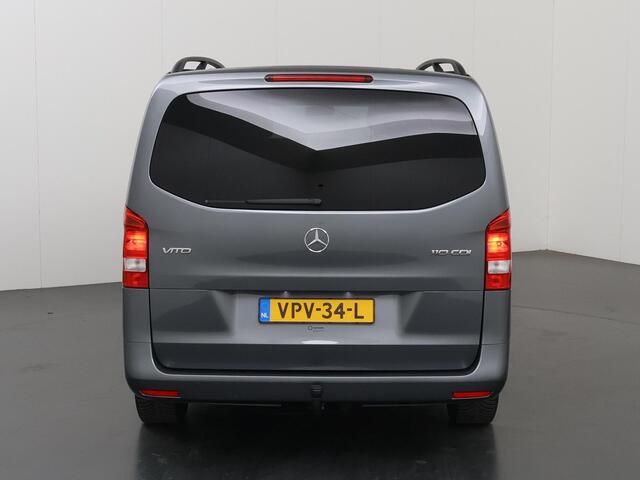 Mercedes-Benz VITO 110 CDI | L2 Lang | Dubbele Cabine | Navigatie | Airco | Cruise Control | Bluetooth | 5-zits | Trekhaak | LM Velgen | Certified