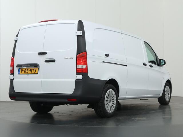 Mercedes-Benz VITO 116 CDI | Aut. | XL L3 | Pro | 3 zits | Achteruitrijcamera | Stoelverwarming | Navigatie | Airco | Dynamic Drive | Spiegelpakket | Cruise Control | Certified