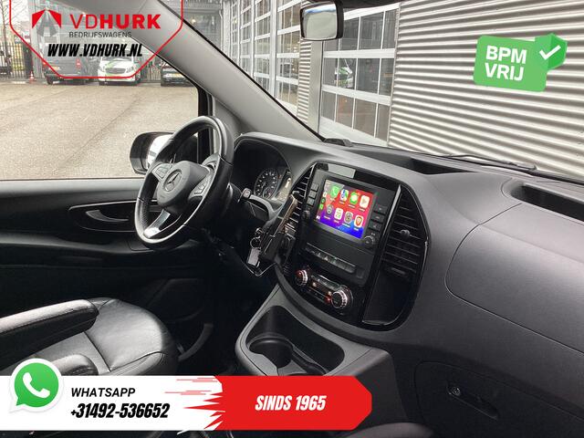 Mercedes-Benz VITO 114 CDI Aut. L2 Dubbel Cabine DC NL Auto/ LED/ Carplay/ 2x Schuifdeur/ Leder/ Stoelverw./ Climate/ Navi/ Camera/ Cruise/ LMV/ Sidebars