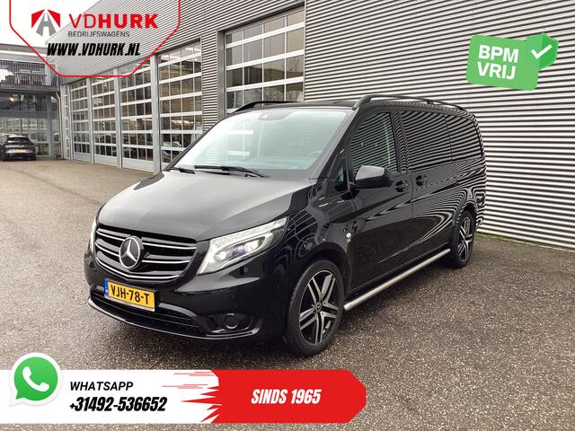 Mercedes-Benz VITO 114 CDI Aut. L2 Dubbel Cabine DC NL Auto/ LED/ Carplay/ 2x Schuifdeur/ Leder/ Stoelverw./ Climate/ Navi/ Camera/ Cruise/ LMV/ Sidebars
