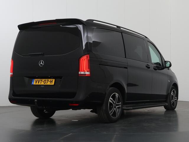 Mercedes-Benz VITO 114 CDI | Aut. | L2 Lang | Dubbele Cabine | Climate Control | Trekhaak 2500kg | Led Koplampen | Navigatie | Parkeercamera | Cruise Control | LM Velgen | Dakspoiler | Certified