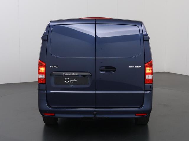 Mercedes-Benz VITO 116 CDI | L3 XL | PRO | AUT. | 2X ZIJSCHUIFDEUR | ACHTERUITRIJCAMERA | LEDER ZWART BEKLEDING | SMARTPHONE INTEGRATIE PAKKET | PARKEERSENSOREN | BETIMMERDE LAADRUIMTE | 2500 KG AHW TREKHAAK