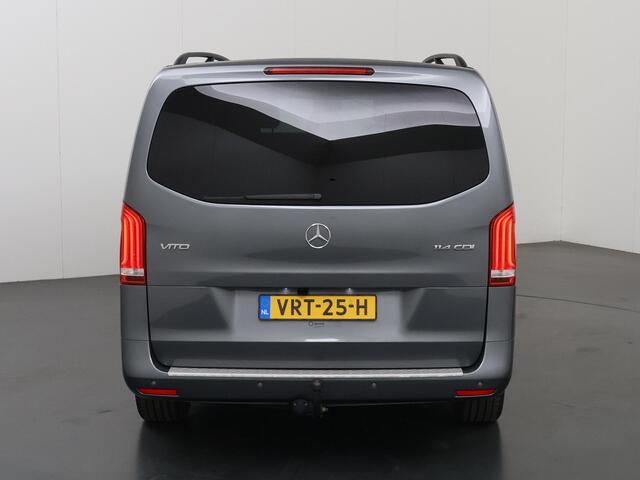Mercedes-Benz VITO 114 CDI | AUT. | XL L3 | DUBBELE CABINE | MARGE | 2X ZIJSCHUIFDEUR | CAMERA | LED | STOELVERWARMING | NAVIGATIE | CRUISE CONTROL | CLIMATE CONTROL | LAADRUIMTE BETIMMERING | TREKHAAK