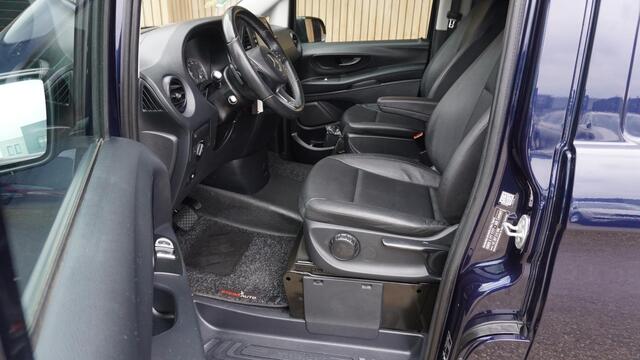 Mercedes-Benz VITO 116 CDI 163PK Automaat Extra Lang Leder LED 19inch LM Sidebar Trekhaak *46140km* Cavansiet Blue!