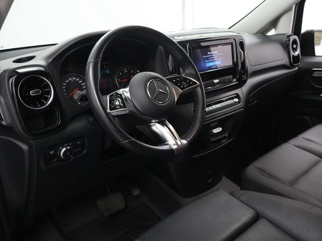 Mercedes-Benz VITO 116 CDI | L2 | SELECT | 160 PK | AUTOMAAT | MULTI-BEAM LED | 2500 KG TREKHAAK | ZWART LEDER | 270° DEUREN | BETIMMERDE LAADRUIMTE | STOELVERWARMING | CRUISE CONTROL | AIRCO | APPLE CARPLAY EN ANDROID AUTO