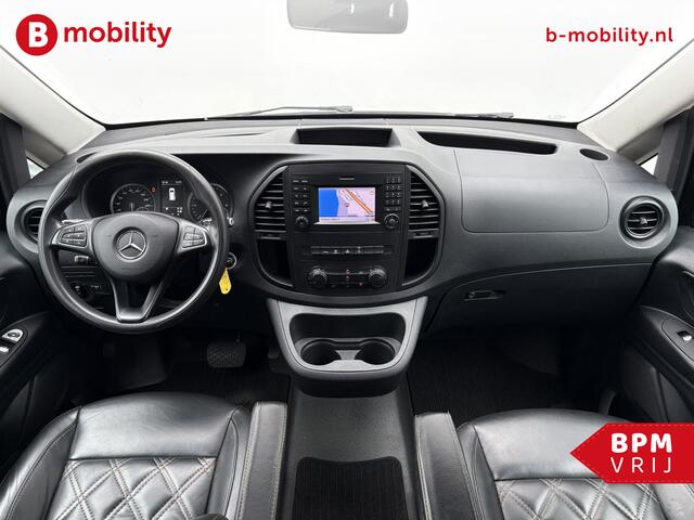 Mercedes-Benz VITO 116 CDI Lang Dubbele Cabine Trekhaak 2.500kg Leer | Achteruitrijcamera | Navigatie | Cruise Control