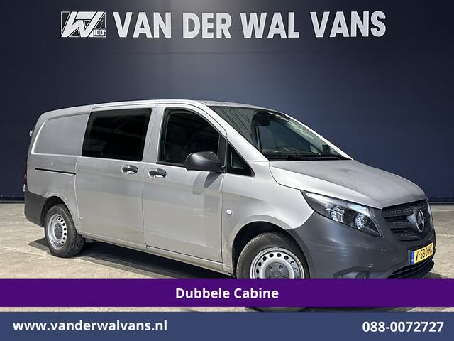 Mercedes-Benz VITO 111CDI L2H1 Dubbele Cabine Euro6 Airco | 6-Zits | Camera | Trekhaak | Bijrijdersbank, Bluetooth telefoonvoorbereiding