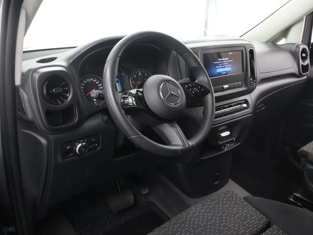 Mercedes-Benz VITO 116 CDI | L3 | AUT. | PRO | ACHTERUITRIJCAMERA | TREKHAAK | CARPLAY | ANDROID AUTO | 2-ZITS | STOEL - STOEL | 2500 KG AHW | METALLIC | CERTIFIED