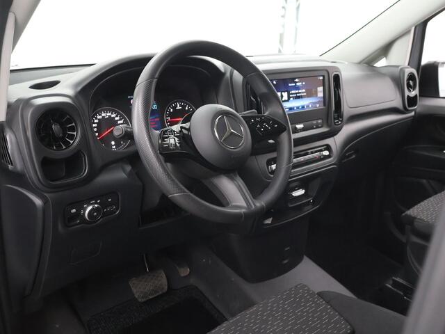 Mercedes-Benz VITO 116 CDI | L3 | PRO | AUT. | 2500 KG TREKHAAK | AIRCO | CRUISE CONTROL | ACHTERUITRIJCAMERA | 2-ZITS | STOEL-STOEL | CARPLAY | ANDROID AUTO | LAADRUIMTE BEKLEDING HOUT | CERTIFIED