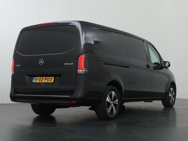 Mercedes-Benz VITO 119 CDI | Aut. | L3 | Select | Dubbele Schuifdeur | LM Velgen | 3-zits | Parkeercamera | Schuifdeur Links + Rechts | Apple Carplay/Android Auto | Alarm | Trekhaak | Stoelverwarming | Certified