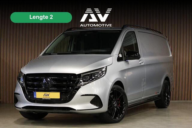 Mercedes-Benz VITO 163 PK L2 Automaat | BPM VRIJ | Multibeam LED | CarPlay | Camera | Dodehoek | MF Stuur | DAB | Climate control | 3-Zitter | Lederen bekleding | AV Edition
