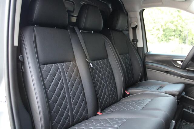 Mercedes-Benz VITO 163 PK L2 Automaat | BPM VRIJ | Multibeam LED | CarPlay | Camera | Dodehoek | MF Stuur | DAB | Climate control | 3-Zitter | Lederen bekleding | AV Edition