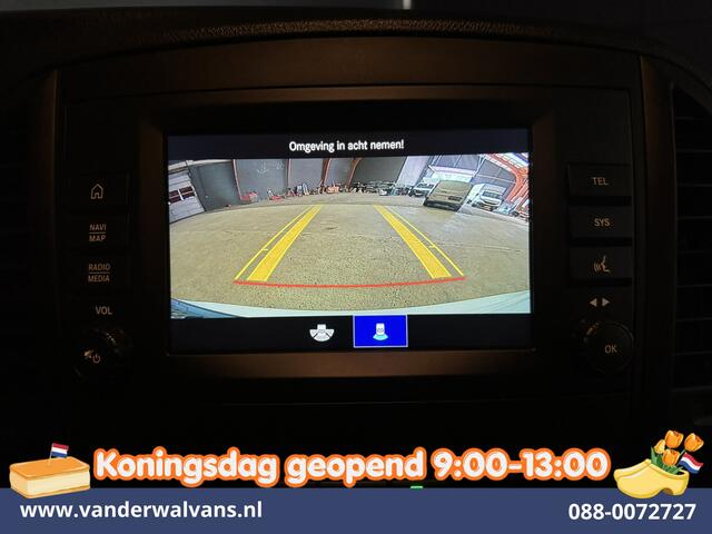 Mercedes-Benz VITO 116 CDI 164pk L3H1 Euro6 Airco | Camera | Apple Carplay | Cruisecontrol | Bumper in de kleur Stoelverwarming, Android Auto, Bijrijdersbank
