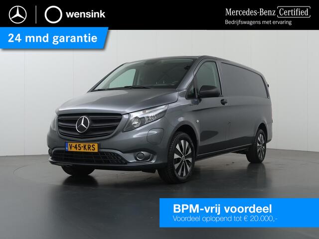 Mercedes-Benz VITO eVito 112 | L2 Lang | 60 kWh | 2-zits | Parkeercamera | Airco | Betimmering | Navigatie | Certified