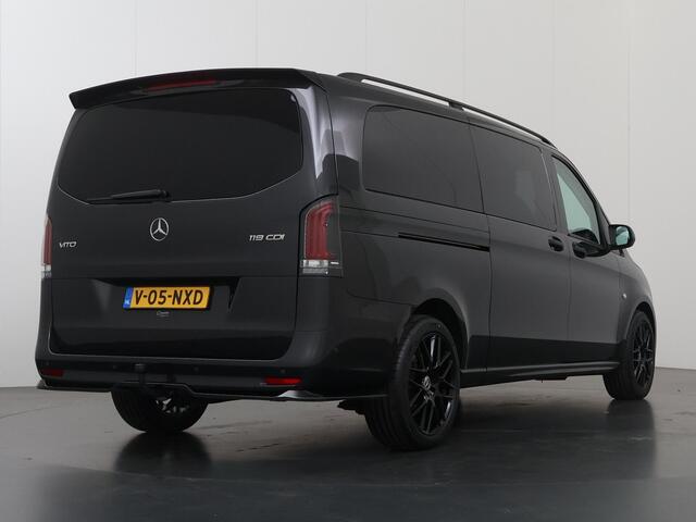 Mercedes-Benz VITO 119 CDI | XL L3 | AUTOMAAT | DUBBEL CABINE | SPORT EDITION | 2X ZIJSCHUIFDEUREN | TREKHAAK | MULTI-BEAM LED | NAVIGATIE | CAMERA | PARKEERSENSOREN | AIRCO | CRUISE CONTROL | BETIMMERD | 19" LICHT METAAL | CERTIFIED