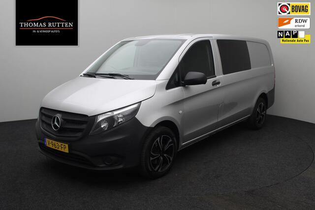 Mercedes-Benz VITO 111 CDI Lang Dubbel Cabine 2017 | Achteruitrij Camera | Trekhaak | Carplay | Isofix | Carplay | Elektrische Spiegel Verstelling | Nationale Autopas