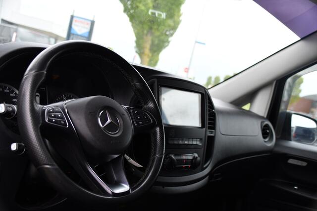Mercedes-Benz VITO 116 CDI L2 Black Edition Camera, Cruise, Carplay, LED, Automaat, 164pk, Stoelverwarming, Standakchel, Sensoren, Uniek!