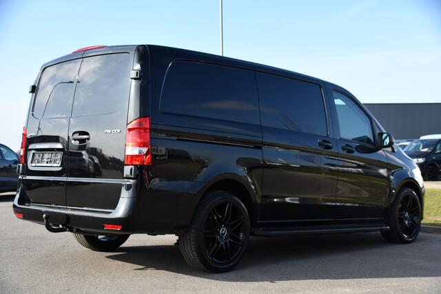 Mercedes-Benz VITO 116 CDI L2 Black Edition Camera, Cruise, Carplay, 164pk, LED, Stoelverwarming, Standkachel, Automaat, Uniek!