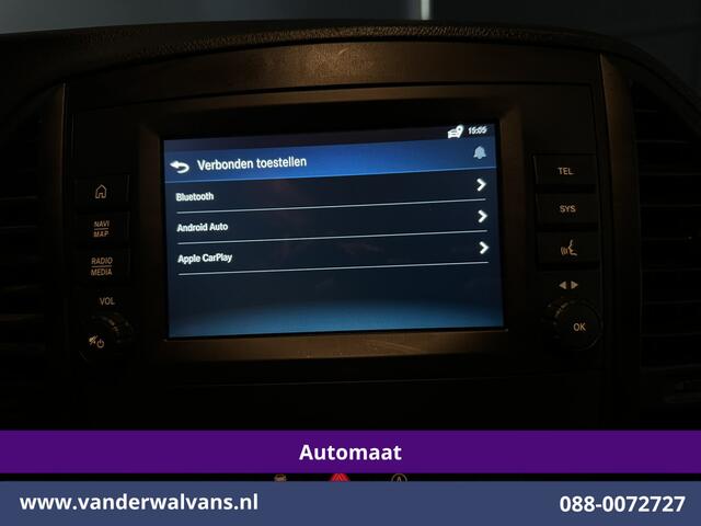 Mercedes-Benz VITO 114 CDI 136pk 9G-Tronic Automaat L2H1 Euro6 Airco | Camera | Navigatie | Apple Carplay | Imperiaal | 2500kg Trekhaak Android Auto, Cruisecontrol, Parkeersensoren, Sidebars, Bumper in de kleur
