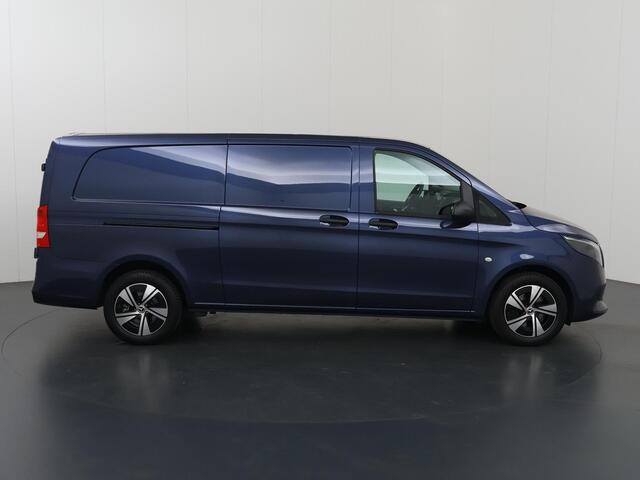 Mercedes-Benz VITO 116 CDI | Aut. | XL L3 | Select | Lederen Stuurwiel | Trekhaak 2500kg | Verwarmde Bestuurders Comfortstoel | Bijrijdersbank | Betimmering Laadruimte | Parkeerpakket | Airco | Dodehoekwaarschuwing | Certified |