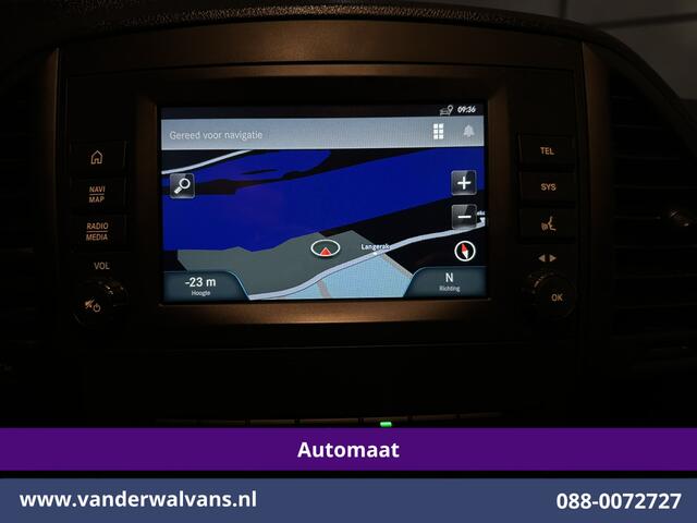 Mercedes-Benz VITO 114 CDI 136pk 9G-Tronic Automaat L2H1 Euro6 Airco | Camera | Navigatie | Apple Carplay Android Auto, 2500kg Trekhaak, Cruisecontrol, Parkeersensoren, Sidebars