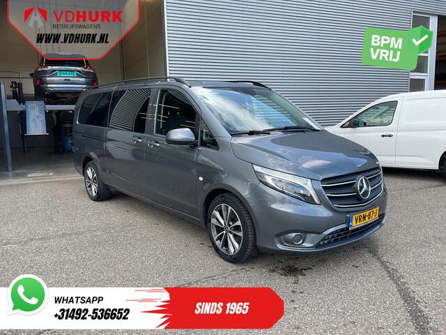 Mercedes-Benz VITO 119 CDI Aut. XL L3 DC Dubbel Cabine/ LED/ 2.5t Trekverm./ Alarm III/ Stoelverw./ Carplay/ Navi/ Camera/ Climate/ Cruise/ PDC/ 18"LMV/ Trekhaak