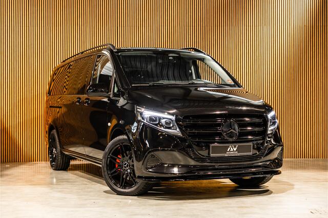 Mercedes-Benz VITO 119 CDI 4-MATIC DC L3 XL | AMG | L+R Schuifdeur | Dubbel cabine | 5-Zitter | Navigatie | CarPlay | Camera | Lederen bekleding | Stoelverwarming | 2500 kg trekgewicht | Trekhaak | Multibeam Led | PDC V+A