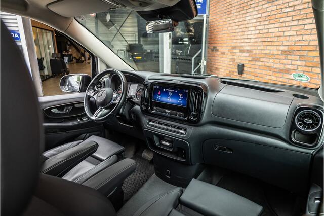 Mercedes-Benz VITO 119 CDI 4-MATIC DC L3 XL | AMG | L+R Schuifdeur | Dubbel cabine | 5-Zitter | Navigatie | CarPlay | Camera | Lederen bekleding | Stoelverwarming | 2500 kg trekgewicht | Trekhaak | Multibeam Led | PDC V+A