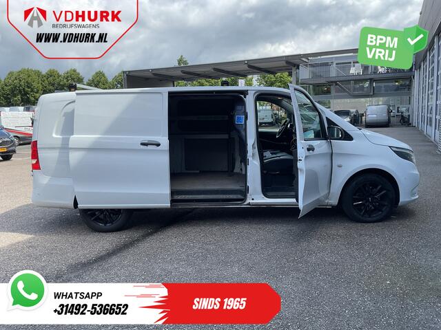 Mercedes-Benz VITO 119 CDI Aut. L3 LED/ Carplay/ Stoelverw./ Standkachel/ Navi/ Cruise/ Camera/ Airco/ 17"LMV/ PDC/ Dakdragers/ Trekhaak