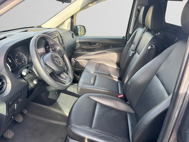 Mercedes-Benz VITO 116 CDI XL AMG Night Edition- 3 Pers, Leder, Stoelverwarming, Park Assist, Cruise, Clima, Sidebars
