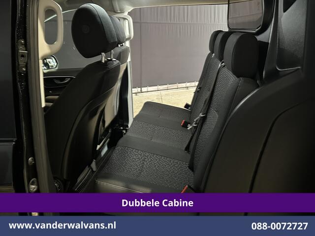 Mercedes-Benz VITO 116 CDI 164pk 9G-Tronic Automaat L2H1 Dubbele Cabine Fabrieksgarantie Euro6 Airco | 2x Zijdeur | 5-Zits | Camera | Navigatie LED, LM Velgen, 2500kg Trekhaak, Adaptieve Cruisecontrol, Parkeersensoren, MBUX