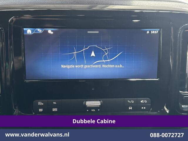 Mercedes-Benz VITO 116 CDI 164pk 9G-Tronic Automaat L2H1 Dubbele Cabine Fabrieksgarantie Euro6 Airco | 2x Zijdeur | 5-Zits | Camera | Navigatie LED, LM Velgen, 2500kg Trekhaak, Adaptieve Cruisecontrol, Parkeersensoren, MBUX