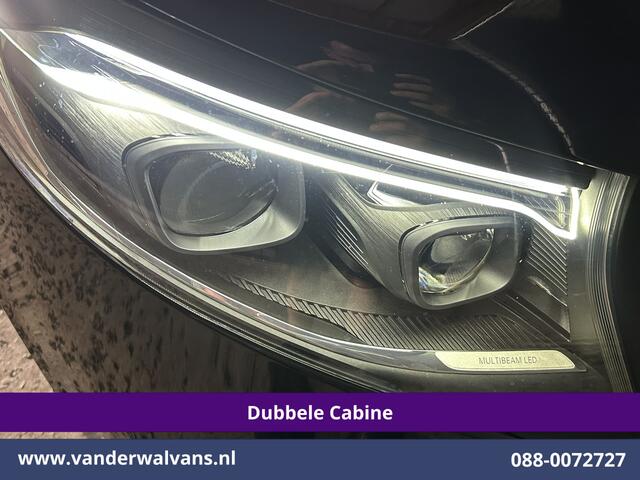 Mercedes-Benz VITO 116 CDI 164pk 9G-Tronic Automaat L2H1 Dubbele Cabine Fabrieksgarantie Euro6 Airco | 2x Zijdeur | 5-Zits | Camera | Navigatie LED, LM Velgen, 2500kg Trekhaak, Adaptieve Cruisecontrol, Parkeersensoren, MBUX