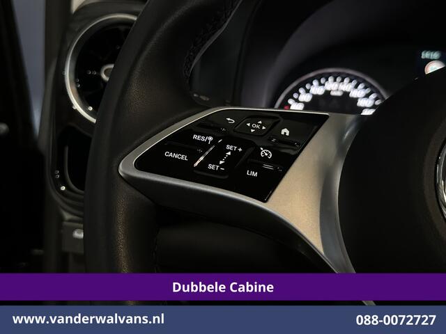 Mercedes-Benz VITO 116 CDI 164pk 9G-Tronic Automaat L2H1 Dubbele Cabine Fabrieksgarantie Euro6 Airco | 2x Zijdeur | 5-Zits | Camera | Navigatie LED, LM Velgen, 2500kg Trekhaak, Adaptieve Cruisecontrol, Parkeersensoren, MBUX