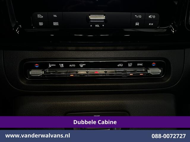 Mercedes-Benz VITO 116 CDI 164pk 9G-Tronic Automaat L2H1 Dubbele Cabine Fabrieksgarantie Euro6 Airco | 2x Zijdeur | 5-Zits | Camera | Navigatie LED, LM Velgen, 2500kg Trekhaak, Adaptieve Cruisecontrol, Parkeersensoren, MBUX
